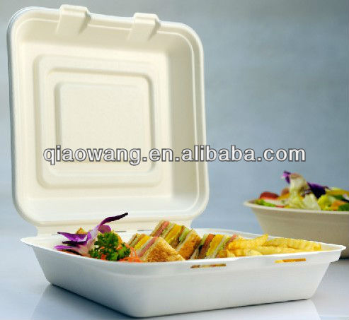 生分解性バガス8.5" クラムシェル-その他食器問屋・仕入れ・卸・卸売り