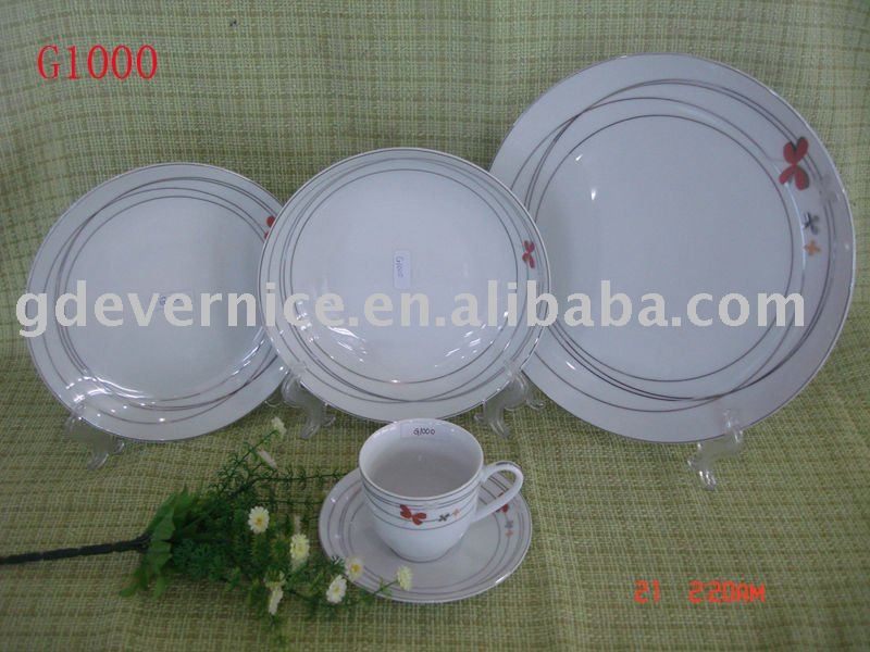 (#g1000) 銀微粒子セラミックディナーセット-その他食器問屋・仕入れ・卸・卸売り