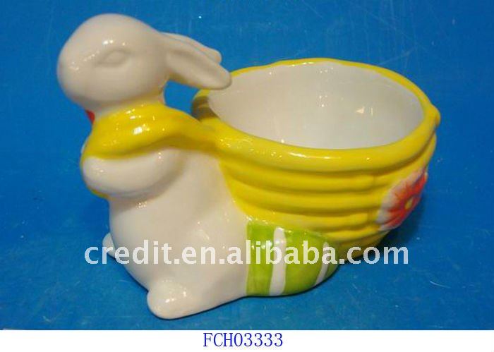 イースター日のウサギの設計のかわいいおよびキャビネットのeeramicエッグカップ-その他食器問屋・仕入れ・卸・卸売り