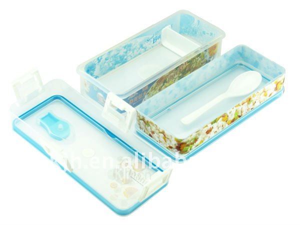 プラスチック製の二層の密封ランチボックス-その他食器問屋・仕入れ・卸・卸売り