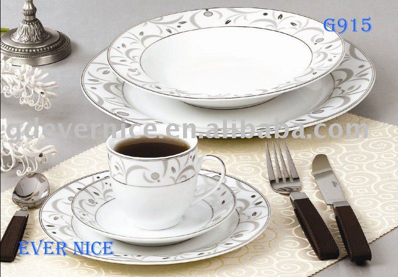 20pcs円形の磁器のディナー・ウェア#G915-その他食器問屋・仕入れ・卸・卸売り