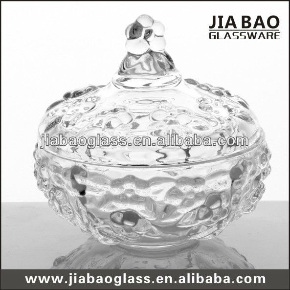 刻まれたクリスタルガラスのシュガーボウル、 ユニークなシュガーボウル、 gb1807mh-1蓋付きガラス瓶-シュガーポット、ミルクポット問屋・仕入れ・卸・卸売り