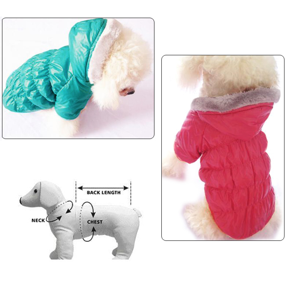 新しい良いqulityの暖かいペット犬服防水帽子コート2色5サイズ7953-服、アクセサリー問屋・仕入れ・卸・卸売り