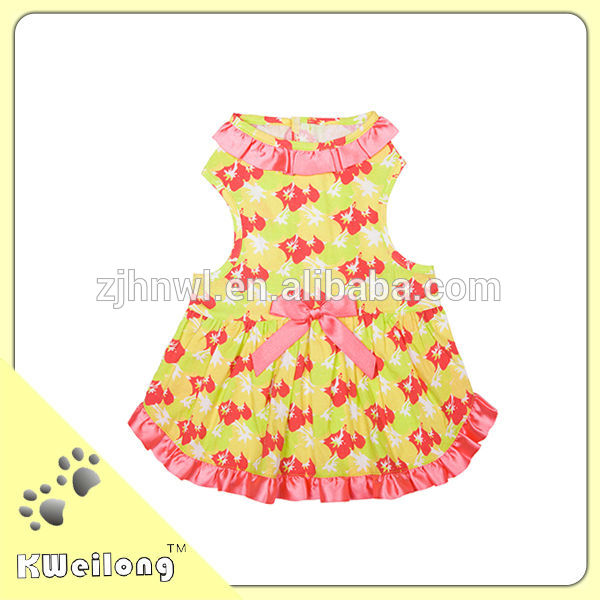 かわいいペットの夏の花のドレスを/犬のドレス/ペットの服-服、アクセサリー問屋・仕入れ・卸・卸売り
