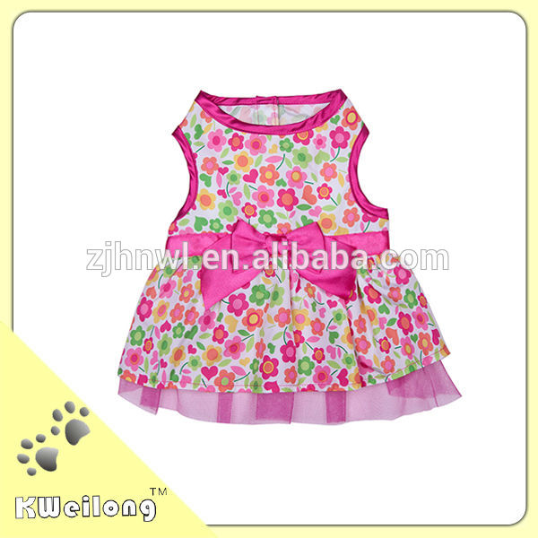 The Wholesale Pet Summer Flower Dress-服、アクセサリー問屋・仕入れ・卸・卸売り