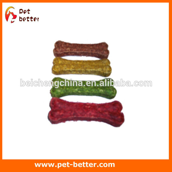生皮の犬の咀嚼熱い販売2015munchines押さ骨形のカラフルな中国製-ペットフード問屋・仕入れ・卸・卸売り