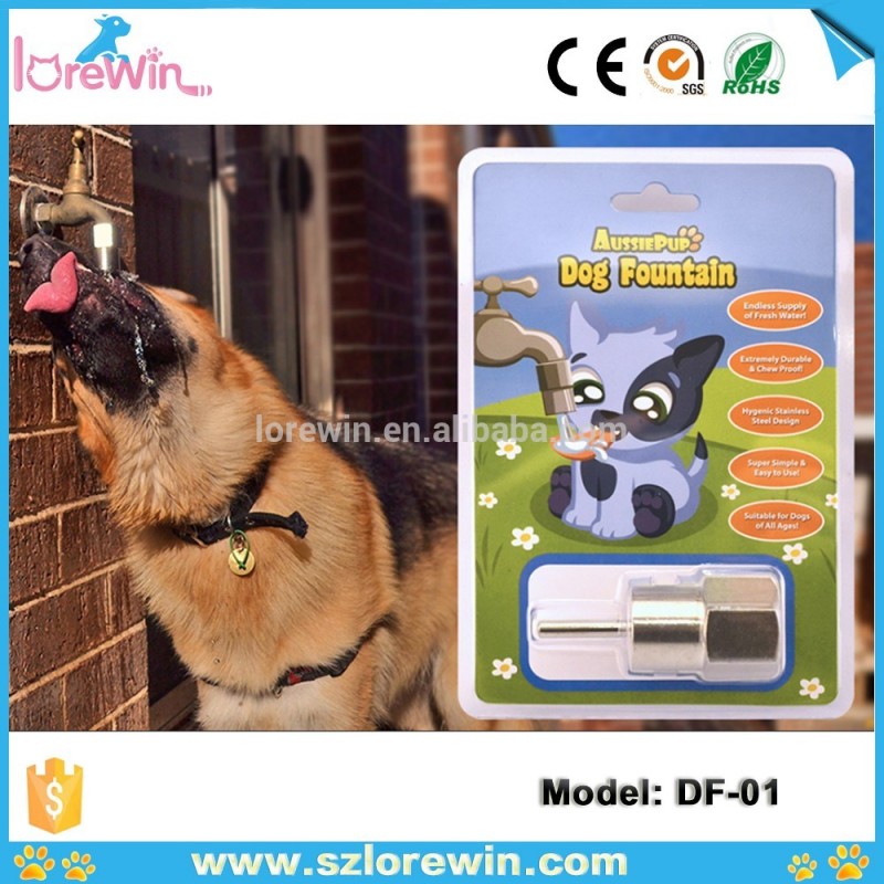 Aussiepup df-屋外犬水飲料ステンレス鋼水マジックタップディスペンサー-フードボウル、ペットフィーダー問屋・仕入れ・卸・卸売り