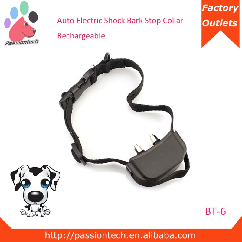 ペット電子トレーナーない樹皮の犬の首輪ペット- ハイテクbt-6卸売犬の訓練の襟-トレーニング用品問屋・仕入れ・卸・卸売り