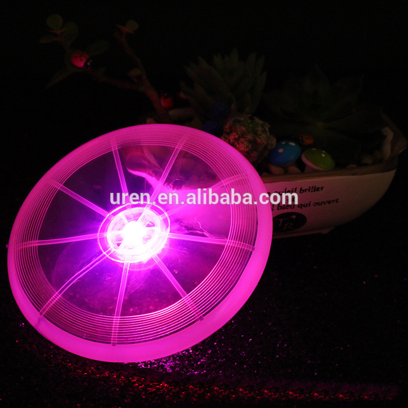 2016新しいledフライングフリスビープラスチックフラッシュフリスビー-トレーニング用品問屋・仕入れ・卸・卸売り