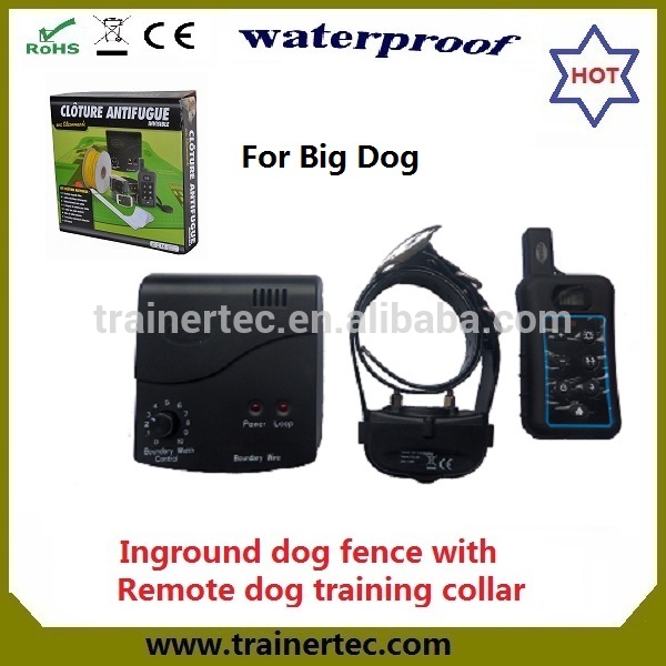 防水ワイヤレス充電式と電気犬の塀・300メートルリモート犬の訓練の襟-トレーニング用品問屋・仕入れ・卸・卸売り