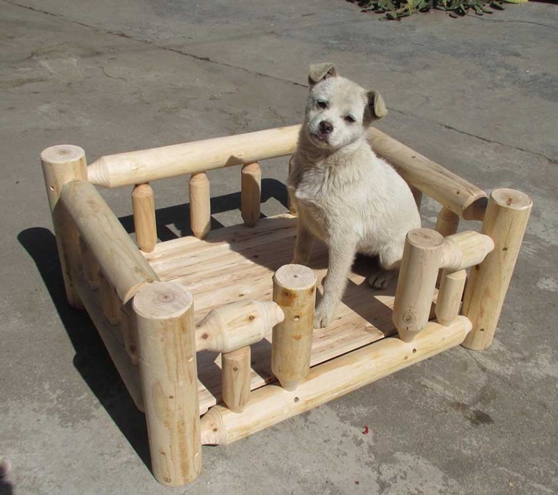 屋外木製の犬のベッド-ベッド、付属品問屋・仕入れ・卸・卸売り