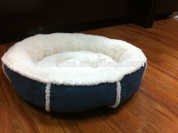 2015犬のペットベッド用スエードファブリックベッド中国工場柔らかい犬のベッド-ベッド、付属品問屋・仕入れ・卸・卸売り