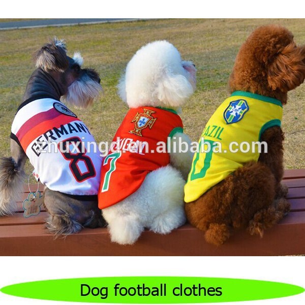 ペット服犬のサッカーフットボールのジャージ、 犬のスポーツ-服、アクセサリー問屋・仕入れ・卸・卸売り