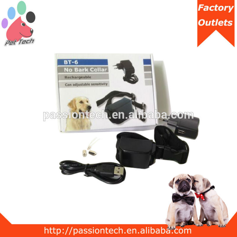 先進的なノーpassiontechbt-6売れ筋ポケベル襟犬の樹皮のコントロールカラー-トレーニング用品問屋・仕入れ・卸・卸売り