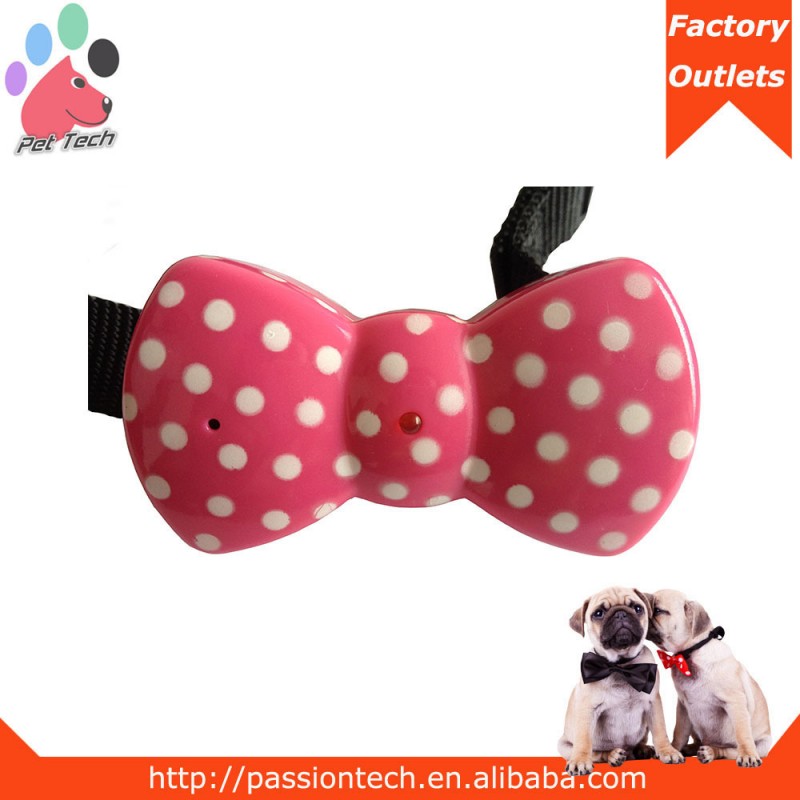 ペット犬ペットハイテク電気かわいい弓のネクタイno吠えるe-樹皮制御-トレーニング用品問屋・仕入れ・卸・卸売り