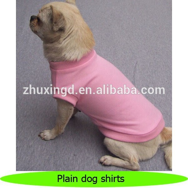 パーソナライズdiyプレーン綿卸売犬のシャツ-服、アクセサリー問屋・仕入れ・卸・卸売り