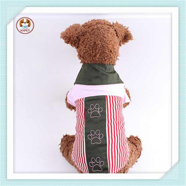 縦ストライプ犬のシャツ犬服中国-服、アクセサリー問屋・仕入れ・卸・卸売り