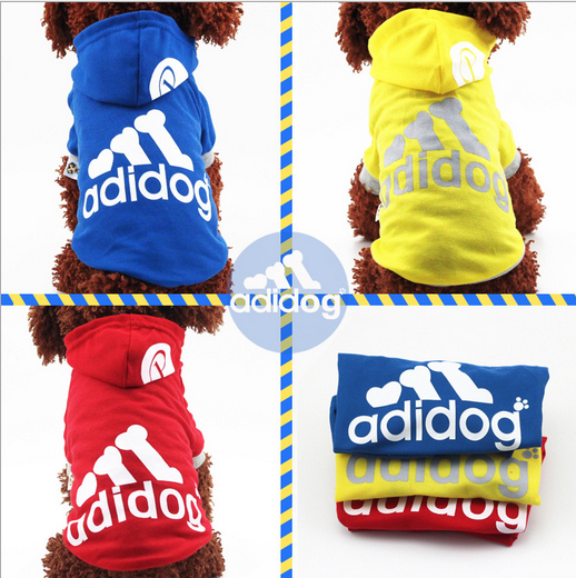 愛すべき犬の犬の服犬のセーターの服adidog3を備えた骨のプリント-服、アクセサリー問屋・仕入れ・卸・卸売り