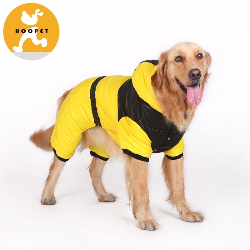 黄色と黒ペットジャンプスーツ犬服のための冬卸売-服、アクセサリー問屋・仕入れ・卸・卸売り