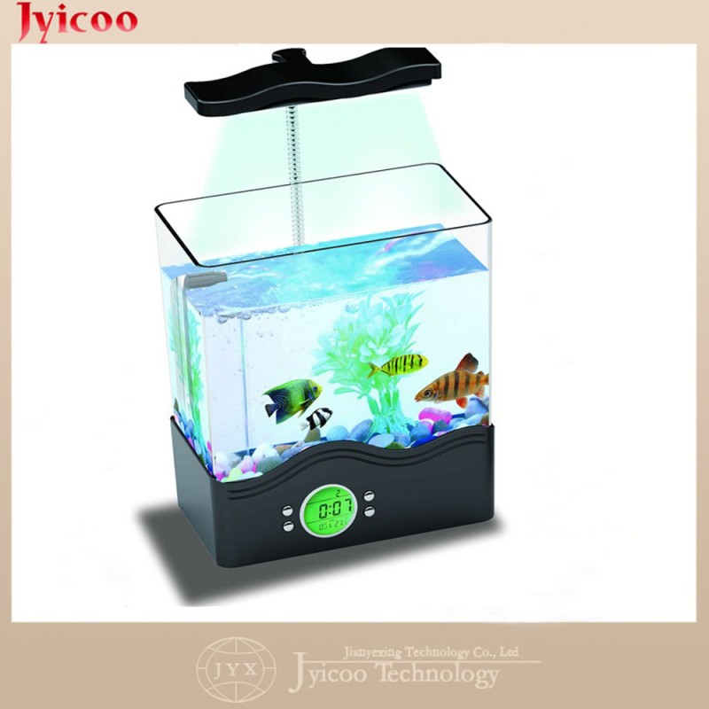 Usbプラスチックミニ水族館でledミニ水槽高品質から中国工場-水槽、付属品問屋・仕入れ・卸・卸売り