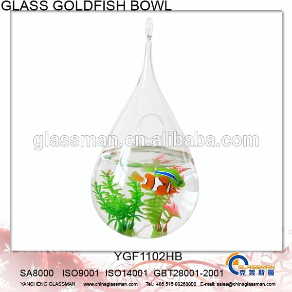 装飾的な吊りygf1102hbのガラスの金魚鉢-水槽、付属品問屋・仕入れ・卸・卸売り
