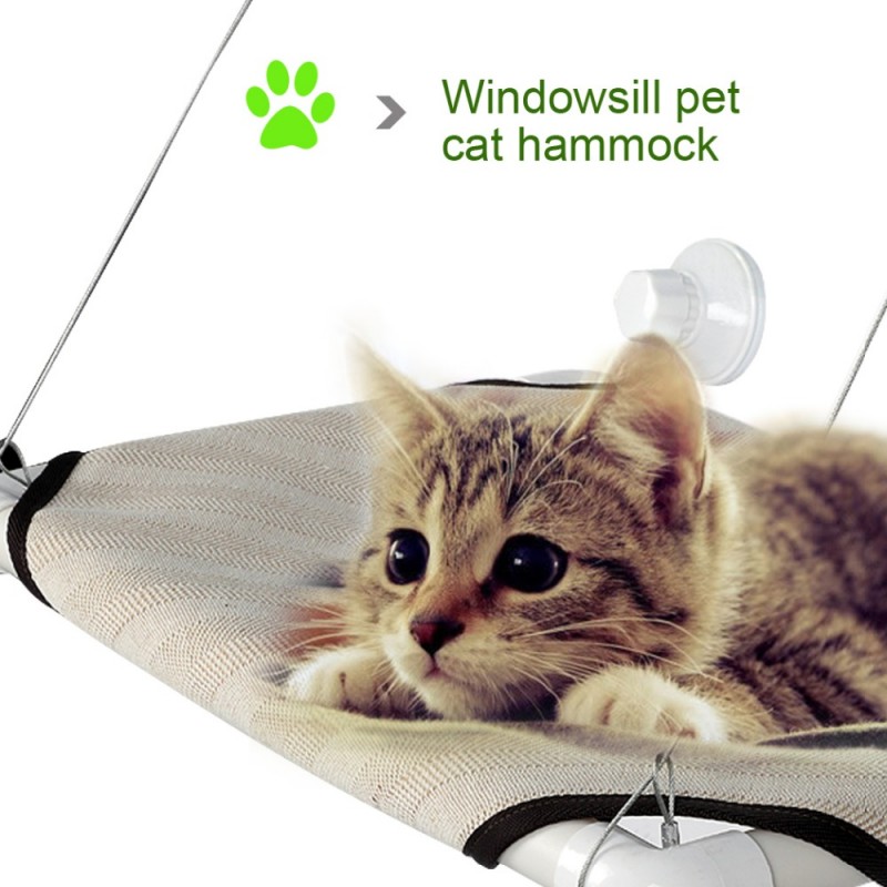 新しいhomdox大きな猫動物ペット簡易ベッド窓ベンチパーチベッド吊り棚シートオリジナル快適で4吸盤AM002685-ベッド、付属品問屋・仕入れ・卸・卸売り