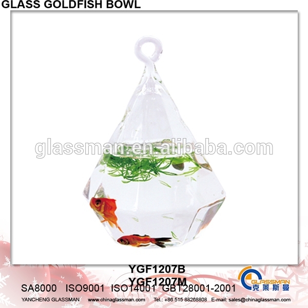 装飾的な吊りygf1207bのガラスの金魚鉢-水槽、付属品問屋・仕入れ・卸・卸売り