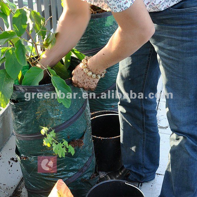 魔法の豆を植えるためのペットecoの庭袋-ハンギングバスケット問屋・仕入れ・卸・卸売り