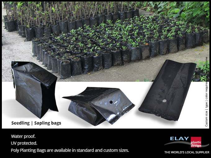 2016植物保育園袋カスタマイズされたプロモーションプラスチック育てるバッグ-栽培用袋問屋・仕入れ・卸・卸売り