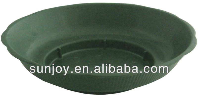 緑色のプラスチック製の屋内ジュニアソーサー-植木鉢、プランター問屋・仕入れ・卸・卸売り