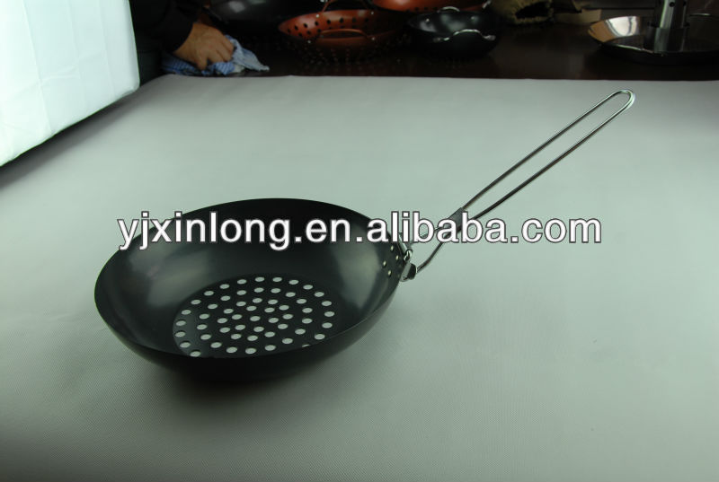 bbq非スティック木製ハンドル付きグリル鍋-BBQアクセサリー問屋・仕入れ・卸・卸売り