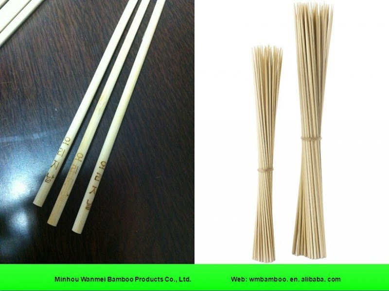 ラウンドバーベキューカスタムロゴ付竹串-BBQツール問屋・仕入れ・卸・卸売り