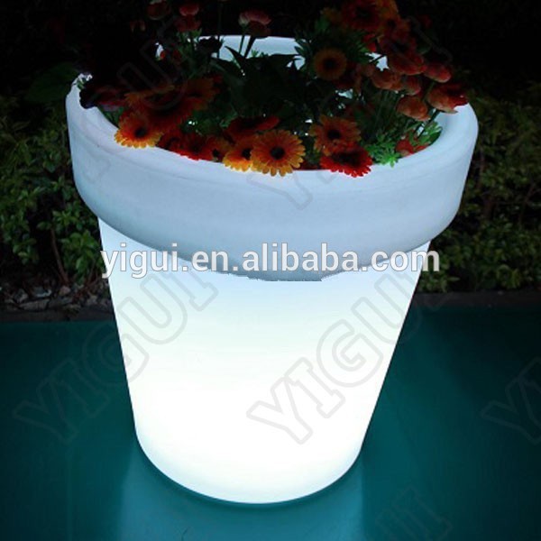 中国製花器花瓶led光の花のポットのハイテク製品/plastic花器花瓶led/ホルダー/ガーデンポット-植木鉢、プランター問屋・仕入れ・卸・卸売り