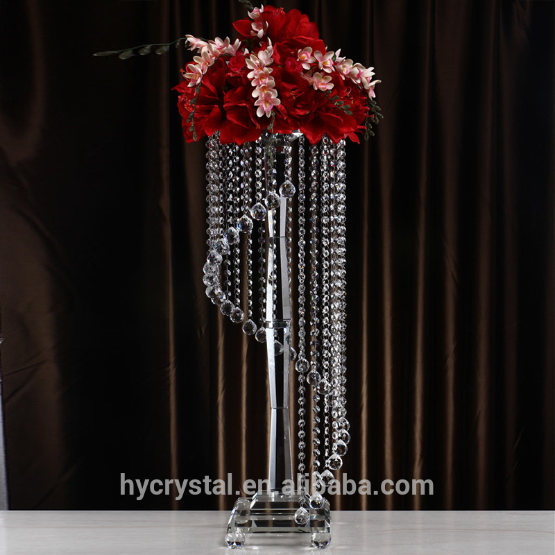 2016卸売クリスタルガラス結婚式の花スタンド装飾台座スタンド-植木鉢、プランター問屋・仕入れ・卸・卸売り