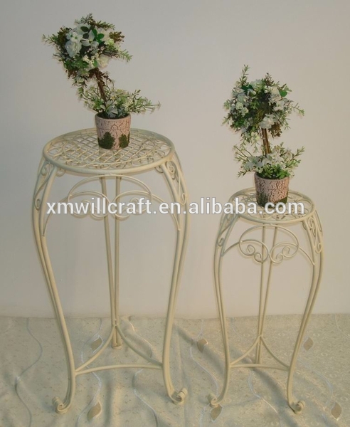 熱い販売s/2ネスティングアートメタル植物スタンド-植木鉢、プランター問屋・仕入れ・卸・卸売り