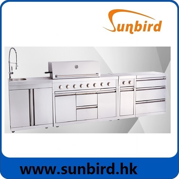 トップグレード!! 屋外バーベキューキッチン付きフル304ssaga、 ce、 csa-BBQグリル問屋・仕入れ・卸・卸売り