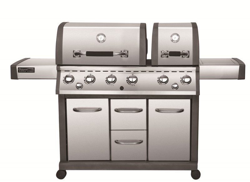 4バーナー二重蓋バーベキューガスグリルバーベキューでce etl csa-BBQグリル問屋・仕入れ・卸・卸売り