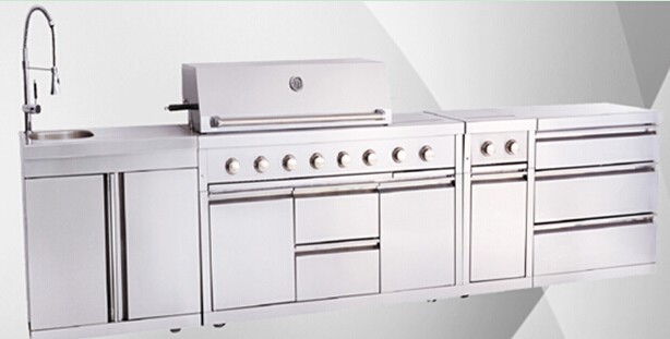 トップグレード!! フル304ssaga付きキッチンキャビネット、 ce、 csa-BBQグリル問屋・仕入れ・卸・卸売り