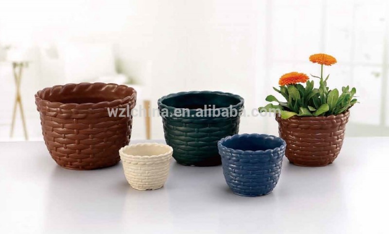 プラスチック製の植木鉢、 庭の植木鉢、 のための小さな家と庭の装飾の植木鉢-植木鉢、プランター問屋・仕入れ・卸・卸売り