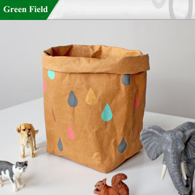 ブラウンクラフト紙バッグ、ホーム装飾ブラウンクラフト紙バッグ-植木鉢、プランター問屋・仕入れ・卸・卸売り