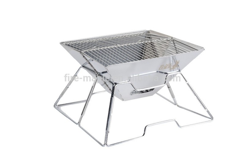 折りたたみ折りたたみバーベキューバーベキューフラットパックポータブルキャンプ屋外ガーデングリル-BBQグリル問屋・仕入れ・卸・卸売り
