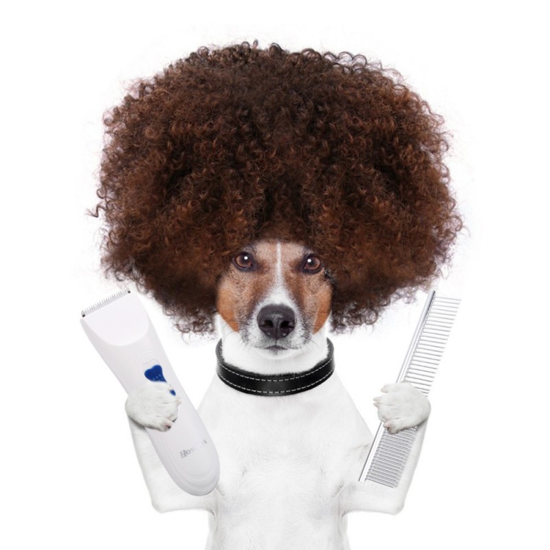 Homdoxプラスチックコードレスペット毛トリマー電気グルーミングクリッパーシェーバーキット用犬AM003756-グルーミング製品問屋・仕入れ・卸・卸売り