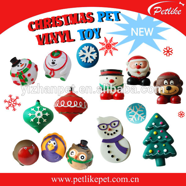 2015新しいとソフト卸売安いクリスマスペットおもちゃきしむビニール犬のおもちゃ-グルーミング製品問屋・仕入れ・卸・卸売り
