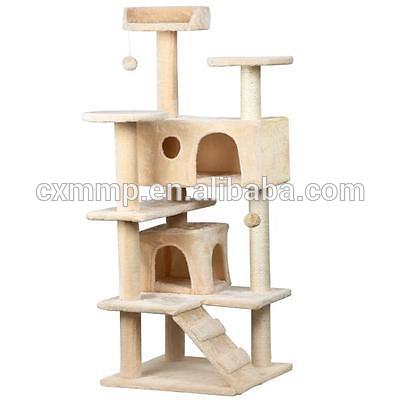 ホット販売猫ハウスカスタマイズされたデザイン木製猫ツリー-ペット用玩具問屋・仕入れ・卸・卸売り