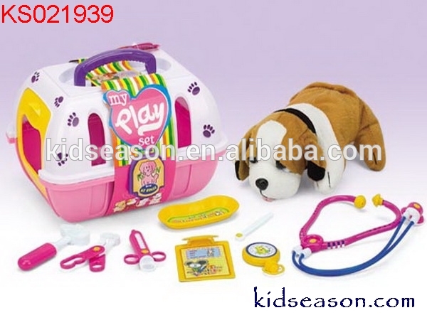 Kidseason面白い屋内プレイセットぬいぐるみペット犬ハウス玩具子供ギフト卸売-ペット用玩具問屋・仕入れ・卸・卸売り