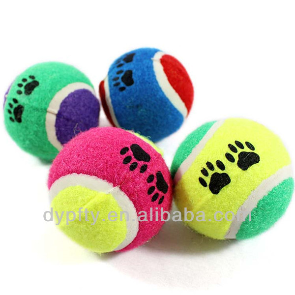 着色されたペットボール犬カスタムテニスボールサプライヤー-ペット用玩具問屋・仕入れ・卸・卸売り