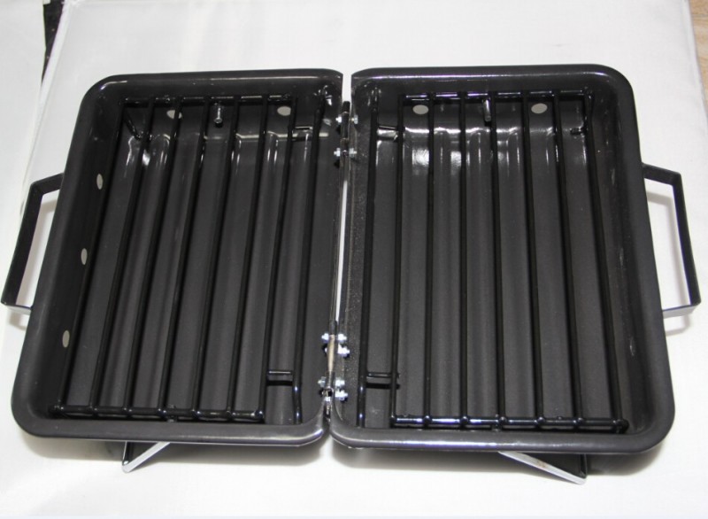 倍バーベキューポータブルグリルバーベキューダブルオープン蓋-BBQグリル問屋・仕入れ・卸・卸売り