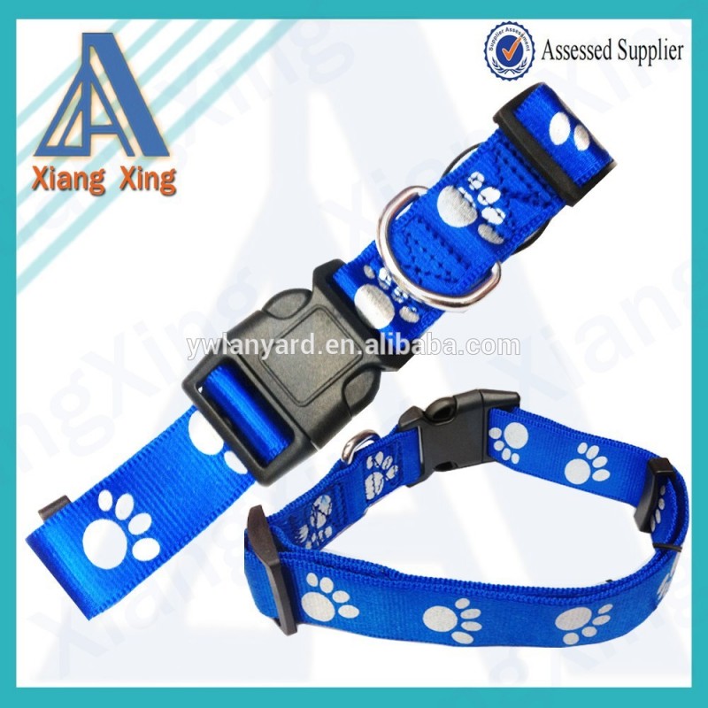 足パターン印刷された犬の首輪カスタムタグ-首輪、リード問屋・仕入れ・卸・卸売り