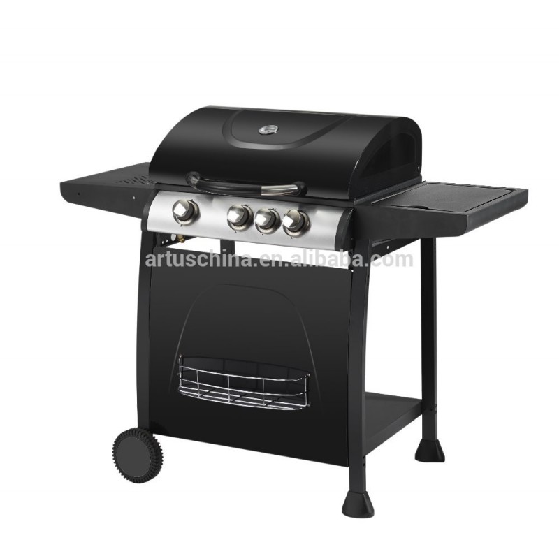 グリルシェフ3バーナー鋼ワゴンガスバーベキューグリル付きサイドバーナー-BBQグリル問屋・仕入れ・卸・卸売り