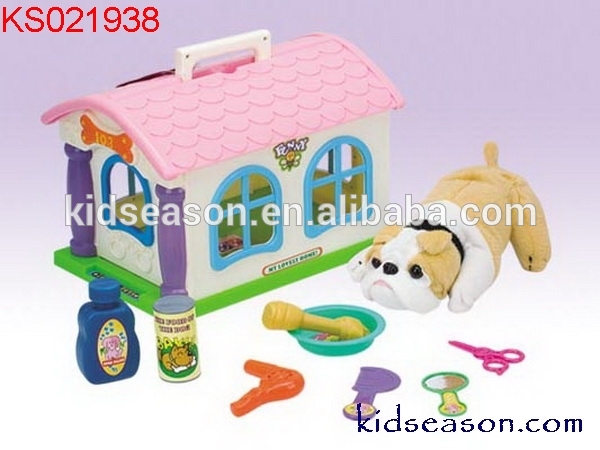 Kidseason熱い販売屋内子供のおもちゃぬいぐるみペット犬小さなプラスチックハウスセット-ペット用玩具問屋・仕入れ・卸・卸売り